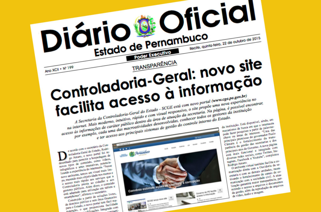 SCGE lança novo site