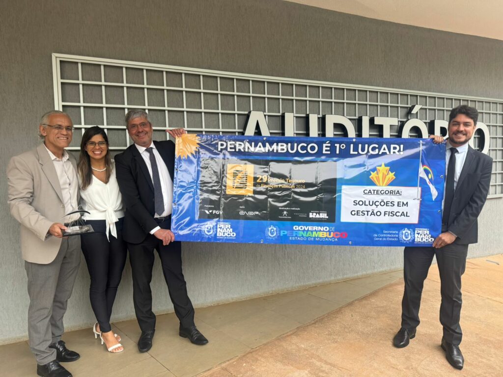 Pernambuco conquista o primeiro lugar no 29º Prêmio Tesouro Nacional na categoria “Soluções em Gestão Fiscal”